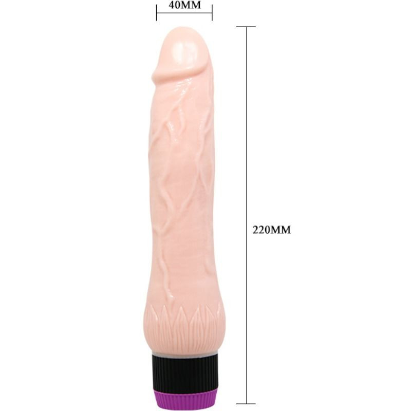 BAILE Adour Club – élethű vibrátor széles talppal 22 cm - Image 3