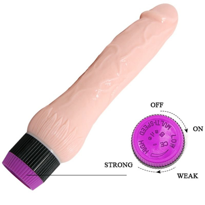 BAILE Adour Club – élethű vibrátor széles talppal 22 cm - Image 6