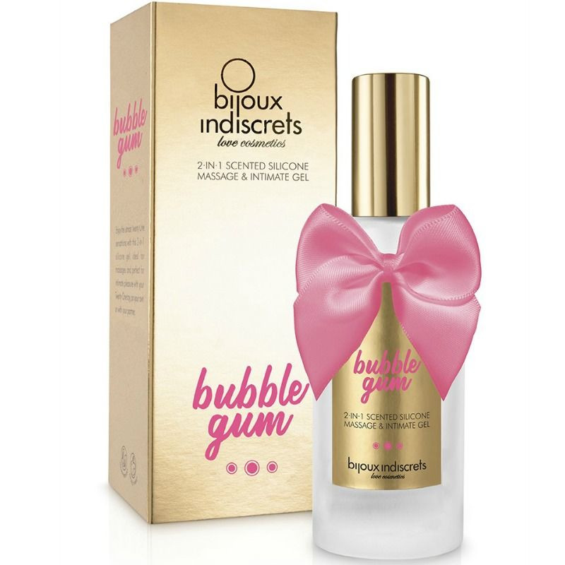BIJOUX Bubble Gum – 2 az 1-ben eperillatú síkosító 100 ml - Image 2