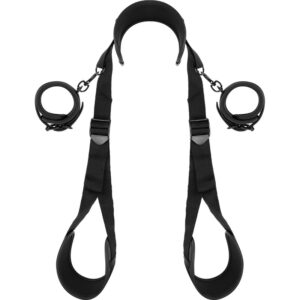 Fetish Submissive – nyitott lábú bilincs prémium neoprénnel