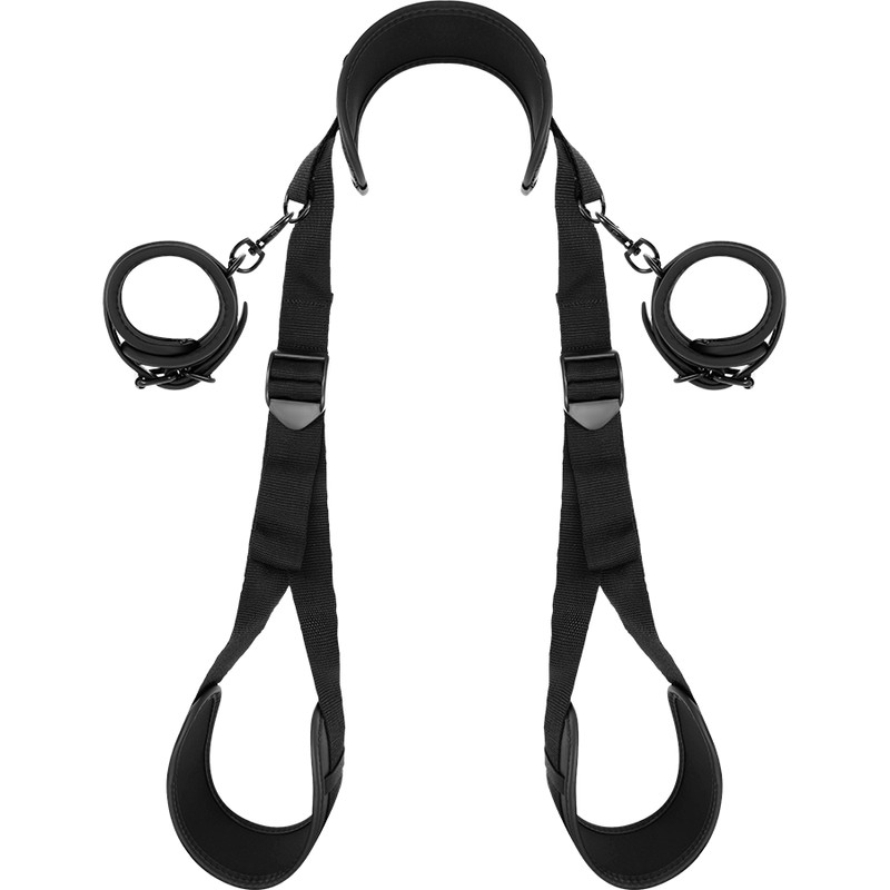 Fetish Submissive – nyitott lábú bilincs prémium neoprénnel