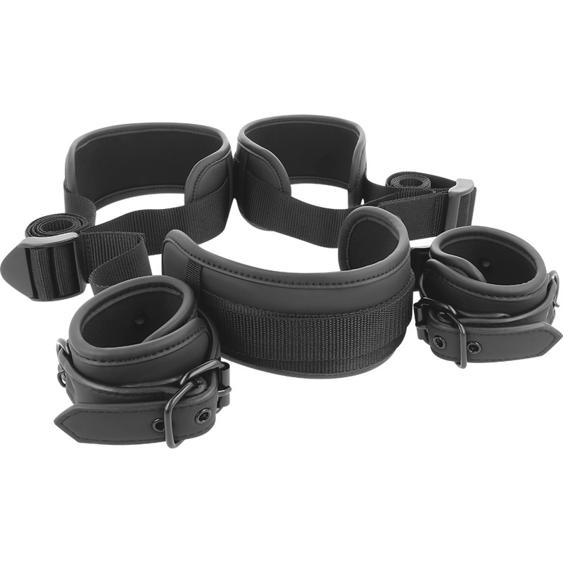 Fetish Submissive – nyitott lábú bilincs prémium neoprénnel - Image 3