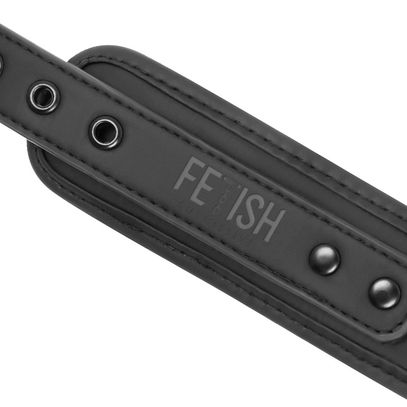 FETISH SUBMISSIVE - láncnyakörv prémium bőr béléssel - Image 7