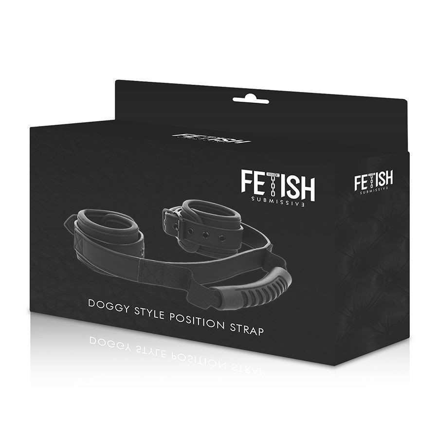 Fetish Submissive – bőr bébi hibrid bilincs kezelővel - Image 10