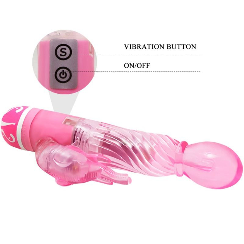 BAILE – többsebességes vibrátor rózsaszín izgatóval - Image 7