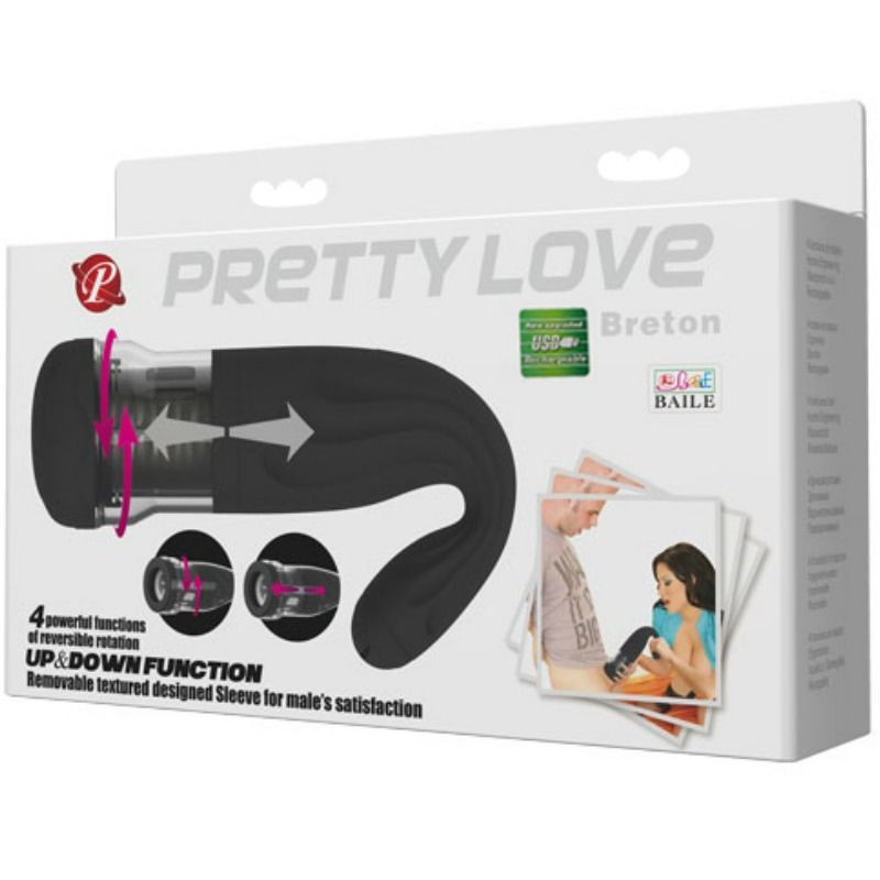 Pretty Love Breton – multifunkciós, újratölthető maszturbátor - Image 8