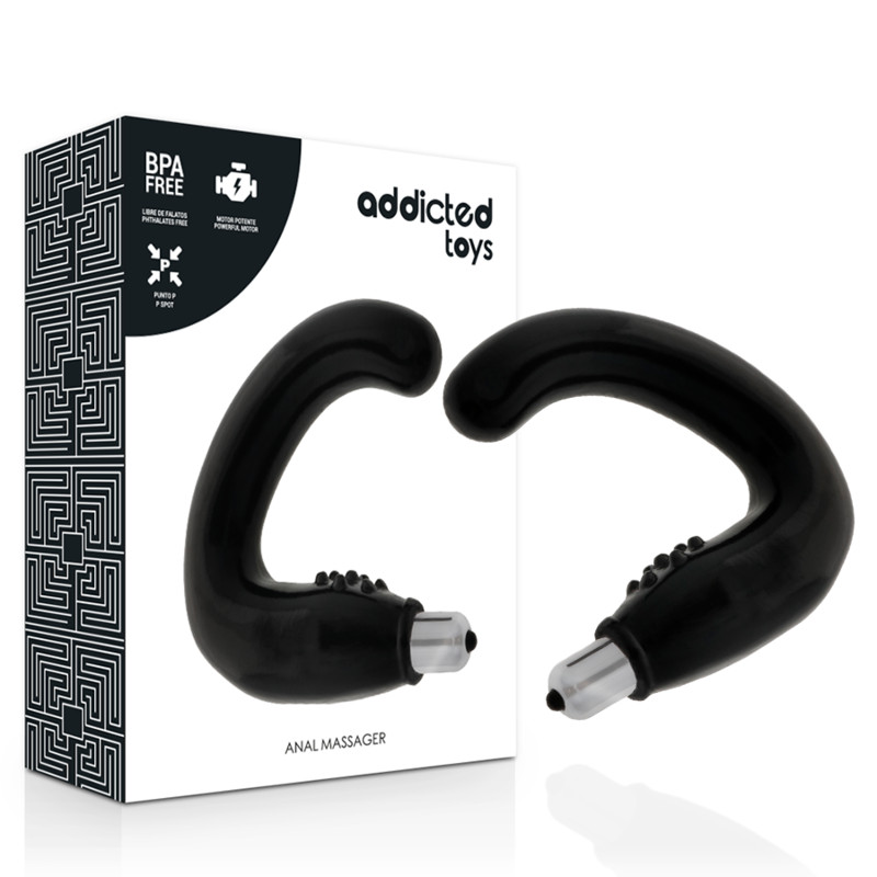 ADDICTED TOYS – prémium anál vibrátor fekete