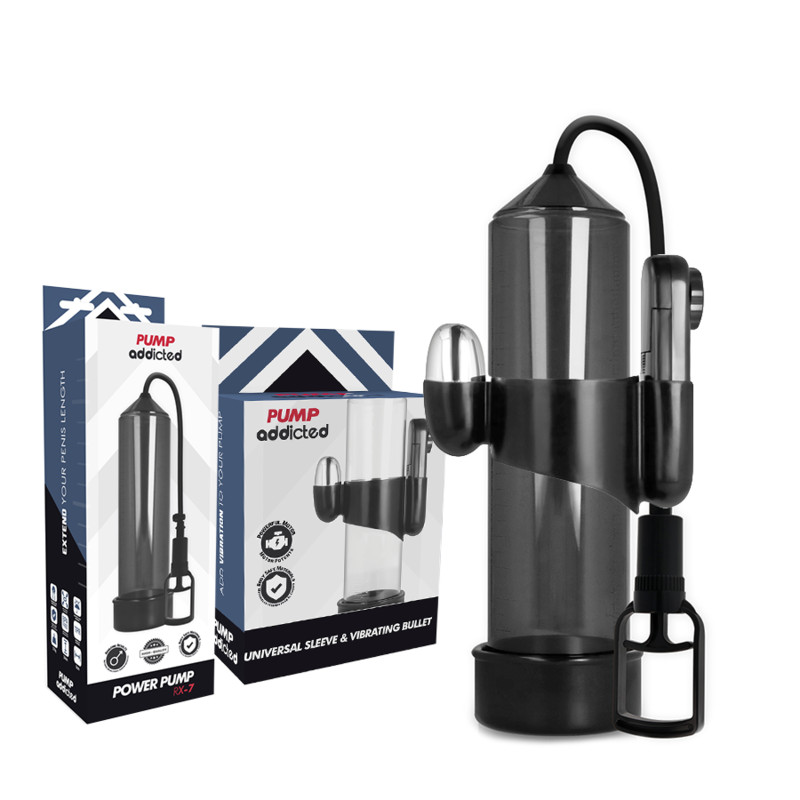 PUMP ADDICTED RX7 – elegáns fekete vibrátor - Image 2