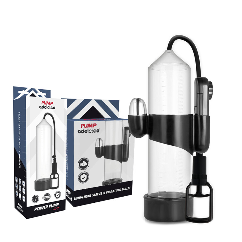 PUMP ADDICTED RX7 – átlátszó prémium vibrátor - Image 2