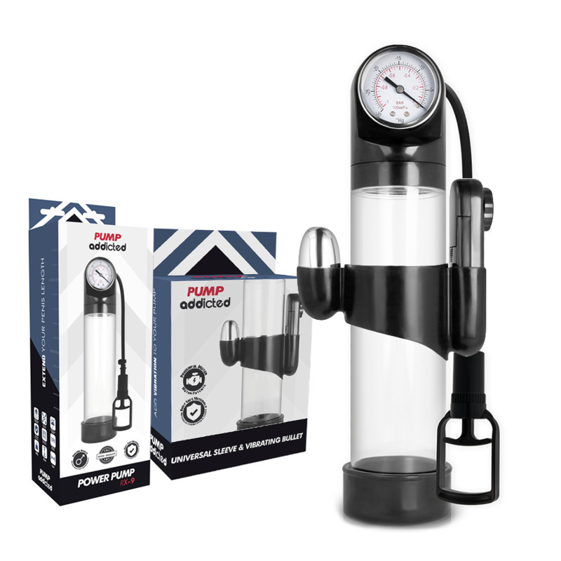 PUMP ADDICTED – átlátszó prémium vibrátor érzéki élményekhez - Image 2