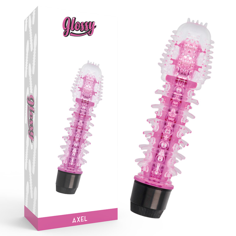 GLOSSY - prémium rózsaszín vibrátor érzéki élményekhez - Image 2