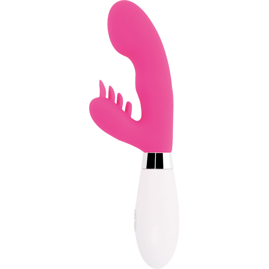 GLOSSY Elvis Pink – prémium nyúl vibrátor érzéki kényelemért