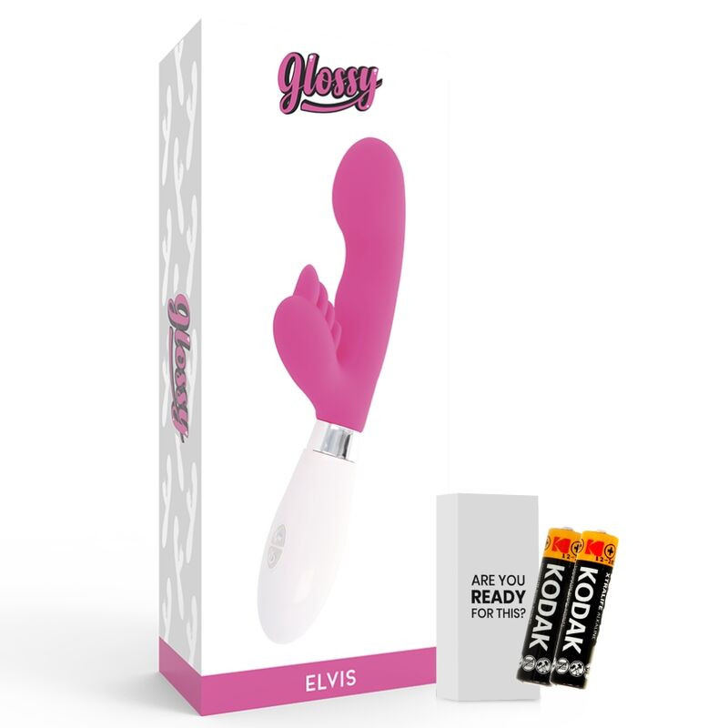 GLOSSY Elvis Pink – prémium nyúl vibrátor érzéki kényelemért - Image 5