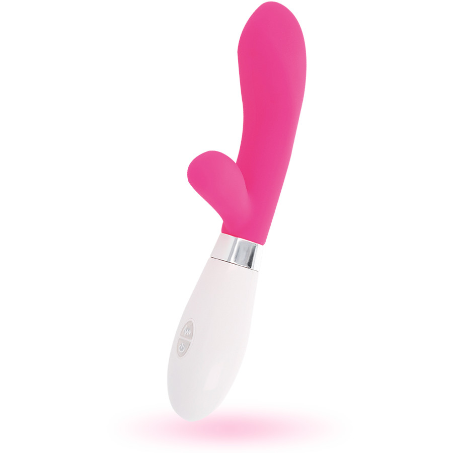 GLOSSY Jackson Rabbit – elegáns rózsaszín vibrátor - Image 4