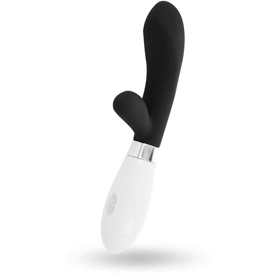 GLOSSY Jackson - prémium fekete nyúl vibrátor - Image 3