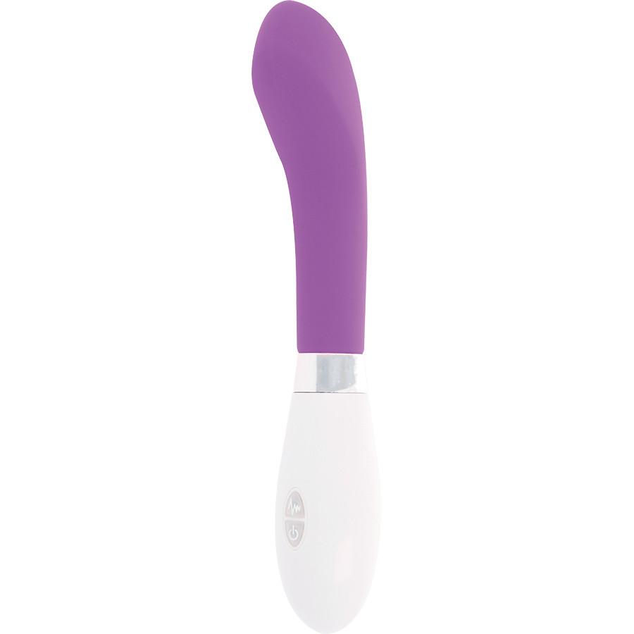 GLOSSY - dizájnos lila vibrátor érzéki kényeztetéshez - Image 3