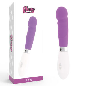 GLOSSY Paul – prémium lila vibrátor érzéki kényelemért