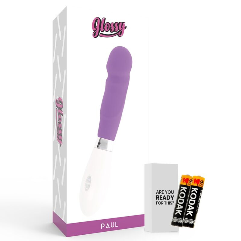 GLOSSY Paul – prémium lila vibrátor érzéki kényelemért - Image 4