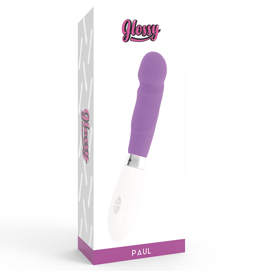 GLOSSY Paul – prémium lila vibrátor érzéki kényelemért - Image 6