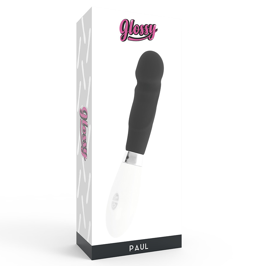 GLOSSY Paul – elegáns fekete vibrátor - Image 6