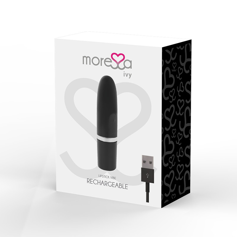 MORESSA Ivy – utazó vibrátor stimulátor, fekete - Image 3