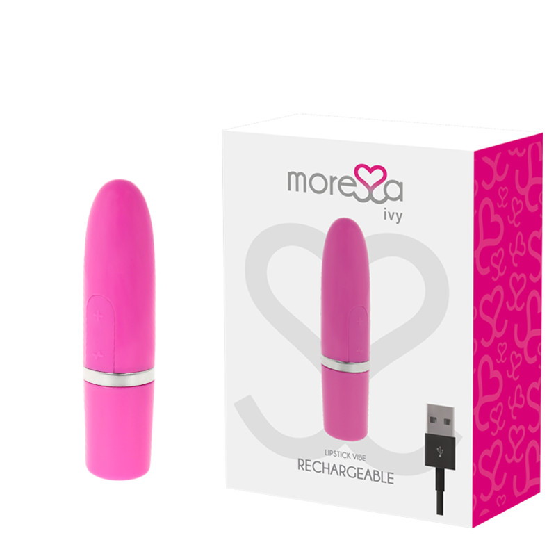 MORESSA Ivy – utazó vibrátor és csiklóizgató rózsaszínben - Image 2