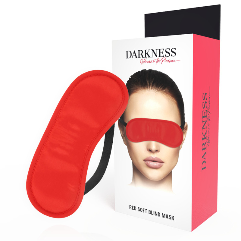 DARKNESS - szenvedélyes vörös maszk intim játékokhoz - Image 2