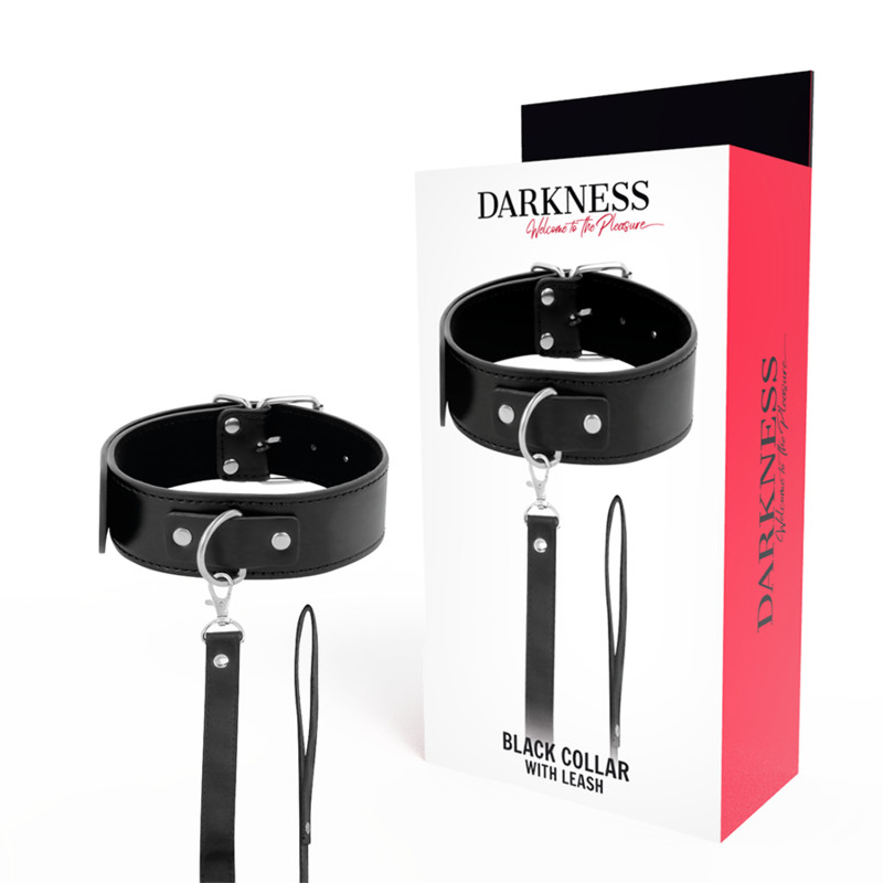 DARKNESS – stílusos bőrkötél nyaklánc érzéki tartással - Image 2