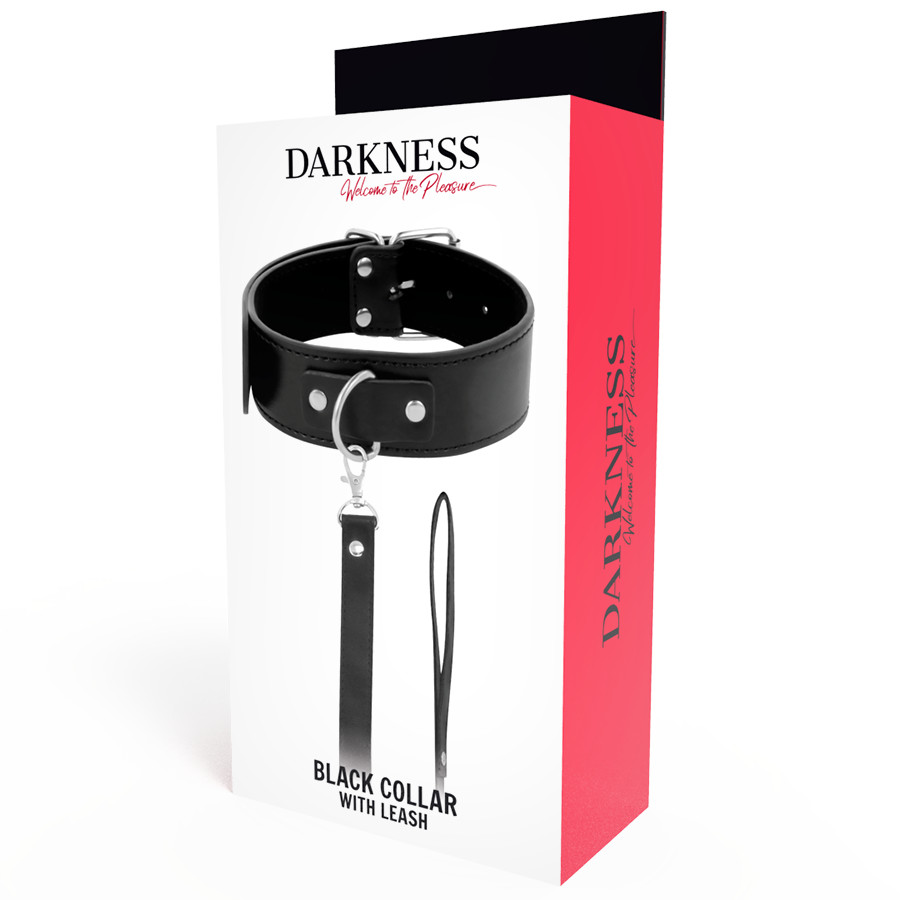 DARKNESS – stílusos bőrkötél nyaklánc érzéki tartással - Image 5