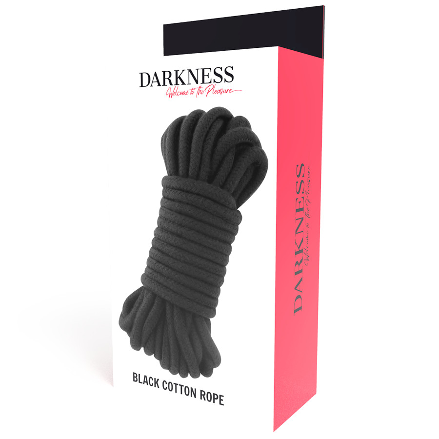 Darkness – 5 m fekete japán kötelezős maszturbátor - Image 4