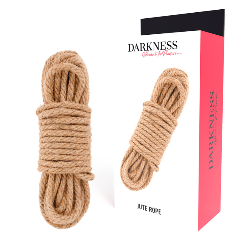 DARKNESS – 5 m hosszú jutas kötél, érzéki játékokhoz - Image 2