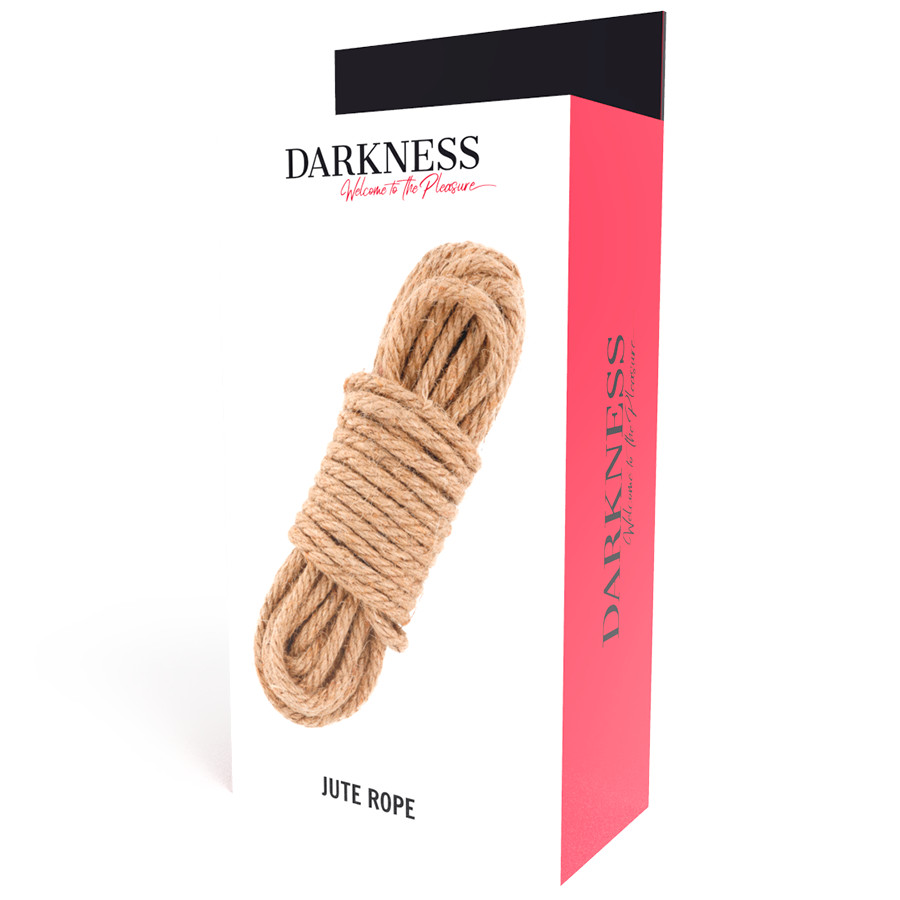 DARKNESS – 5 m hosszú jutas kötél, érzéki játékokhoz - Image 4