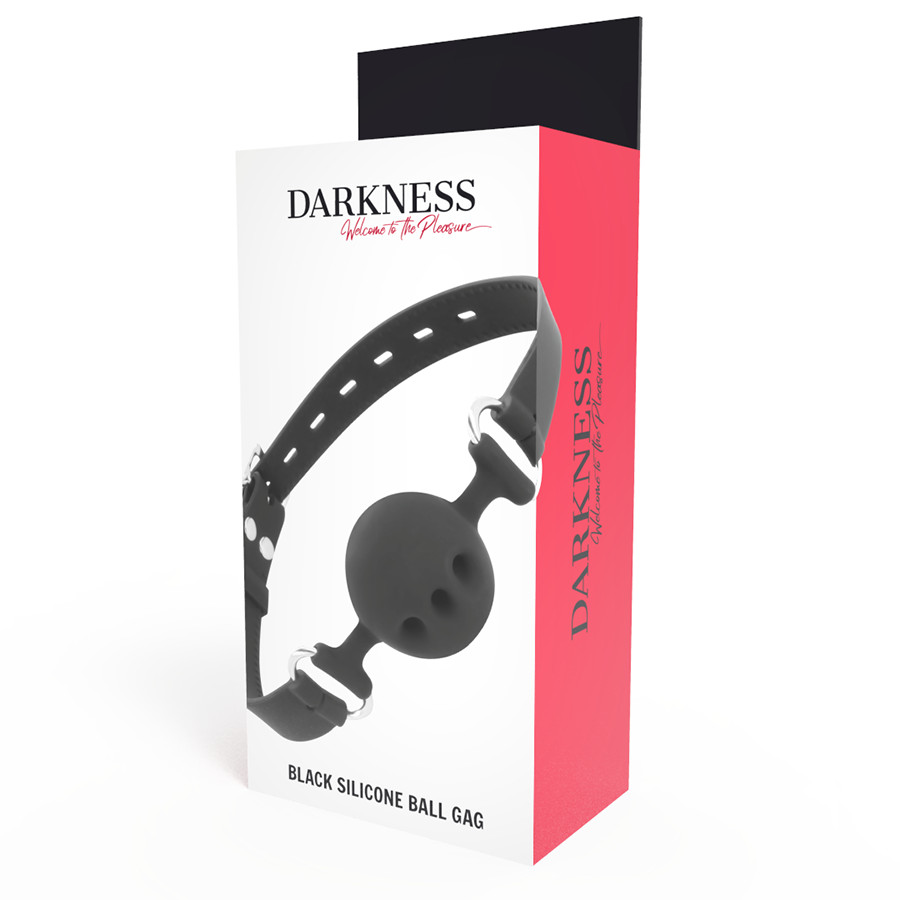 DARKNESS – fekete légies szilikon fojtogató - Image 4