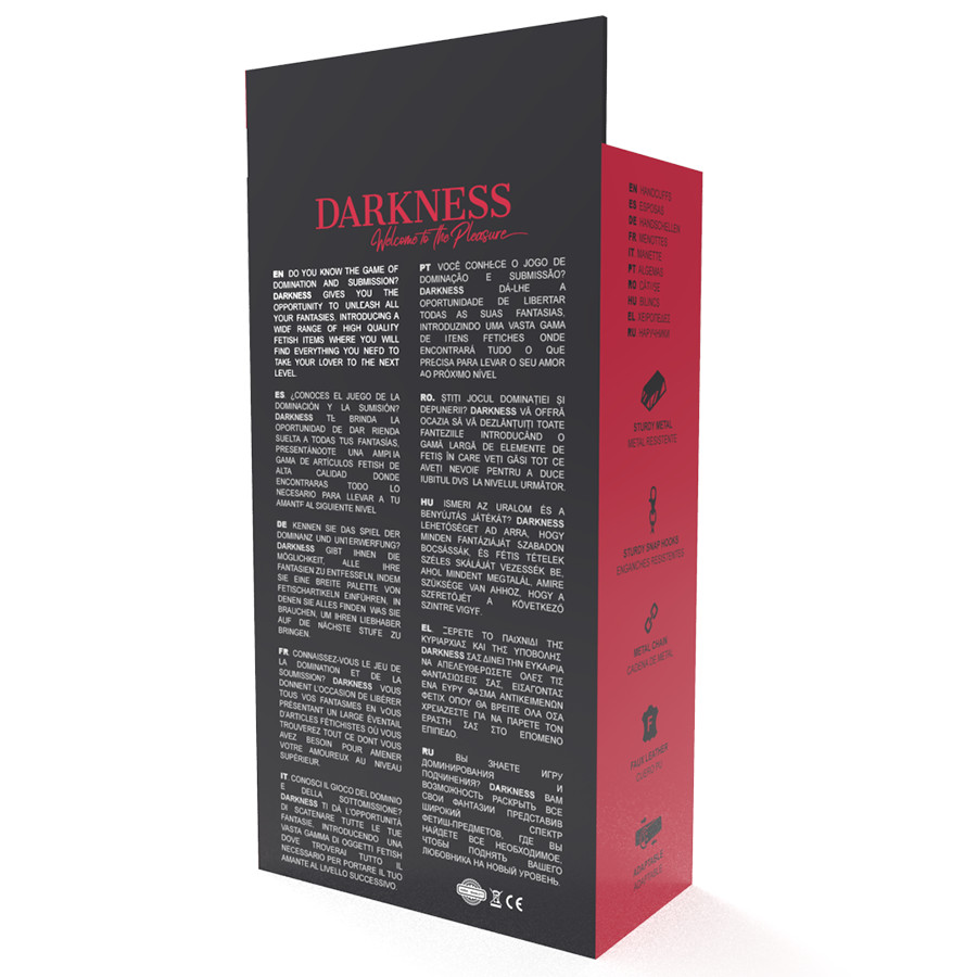 DARKNESS – fekete tüskés bilincsek, érzéki játékokhoz - Image 7