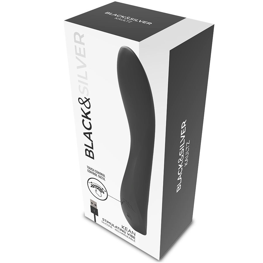 BLACK&SILVER – érintésvezérlésű prémium vibrátor - Image 9