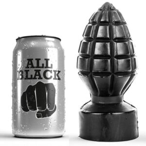 ALL BLACK – 14 cm-es prémium anális plug