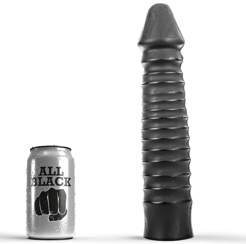 ALL BLACK – 26 cm-es prémium dildó