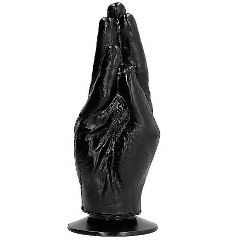ALL BLACK – 21 cm-es prémium dildo fistinghoz - Image 2