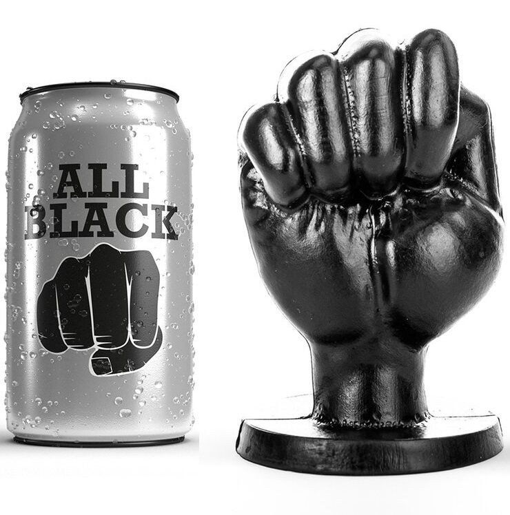 ALL BLACK - 13 cm-es prémium anális stimulátor