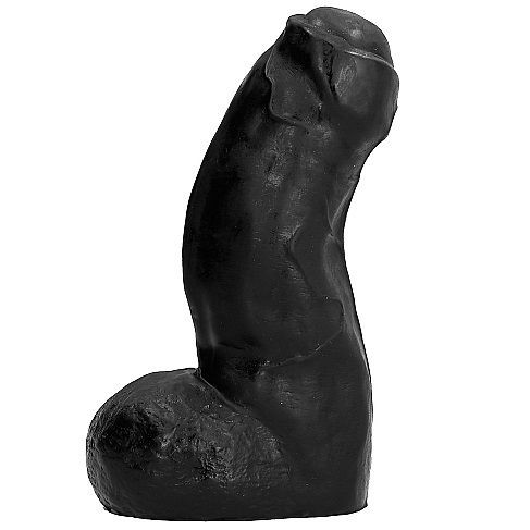 All Black - élethű dildó, 17 cm - Image 2