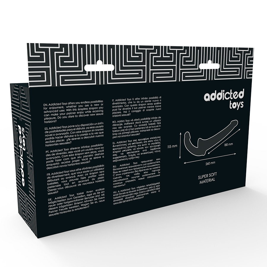 ADDICTED TOYS – Rugalmas dildo natúr tartós nélkül - Image 6