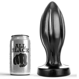 ALL BLACK – prémium anális dildó 21 cm