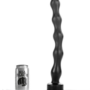 ALL BLACK – prémium anális gyöngyök 41,5 cm