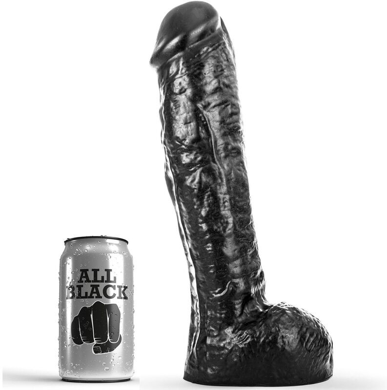 ALL BLACK – 29 cm-es prémium dildó