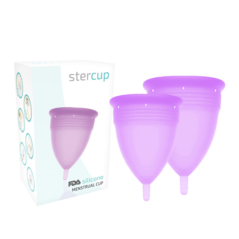 STERCUP – prémium szilikon menstruációs kelyhek (S + L) - Image 2