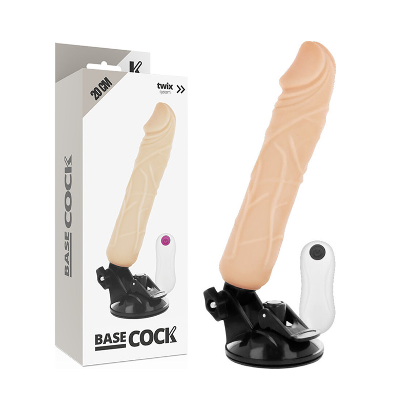 BASECOCK – valósághű vibrátor távirányítóval 20 cm hosszú - Image 2