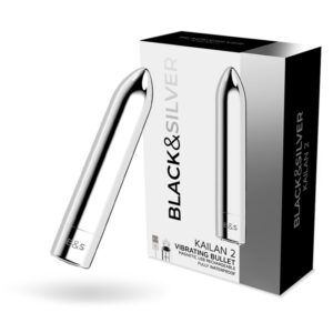 BLACK&SILVER - KAILAN 2 – ezüst vibráló mágneses golyó