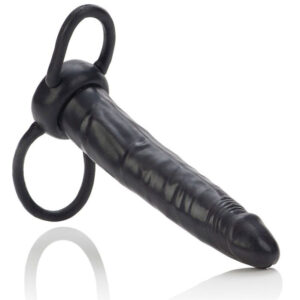 CALEXOTICS – dupla penetrációs prémium masszírozó fekete