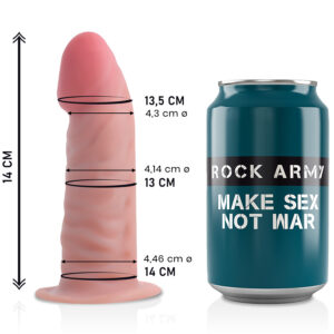 ROCKARMY – duál sűrűségű vibrátor, 14 cm hosszú