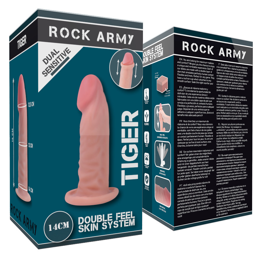 ROCKARMY – duál sűrűségű vibrátor, 14 cm hosszú - Image 8